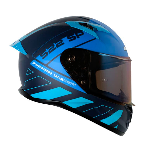 Casco moto shaft 522 sp dopp az.os mate az integral