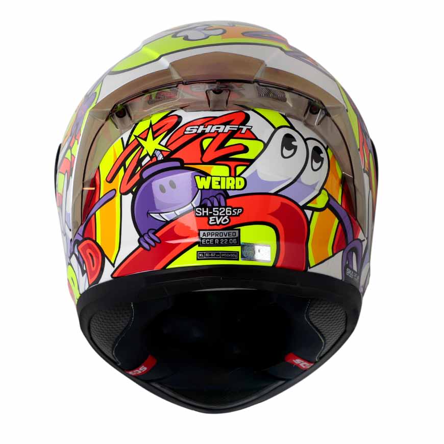 CASCO MOTO SHAFT 526SP EVO WEIRD BLANCO INTEGRAL