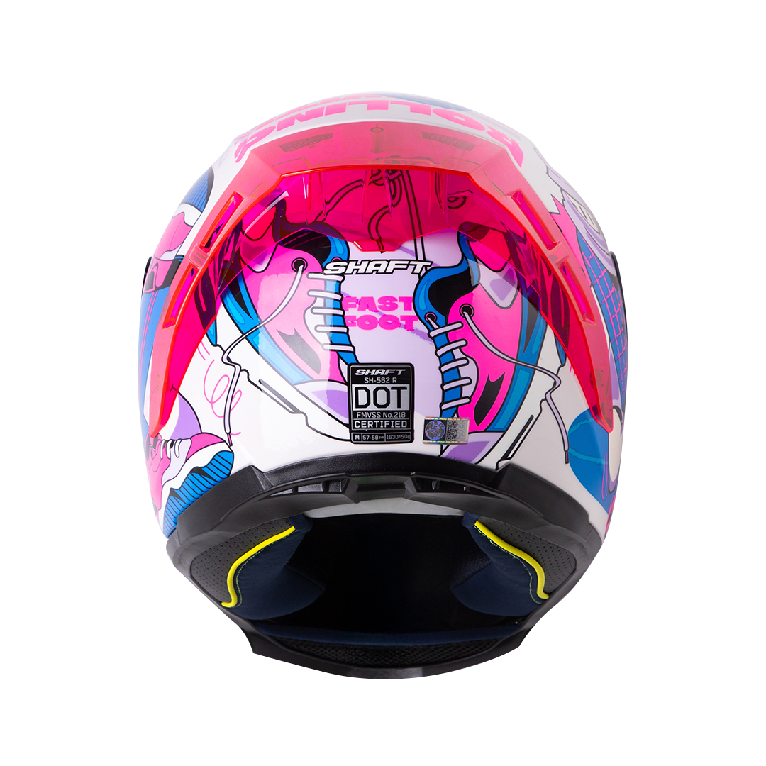 Casco moto shaft 562r fast foot bl mr integral