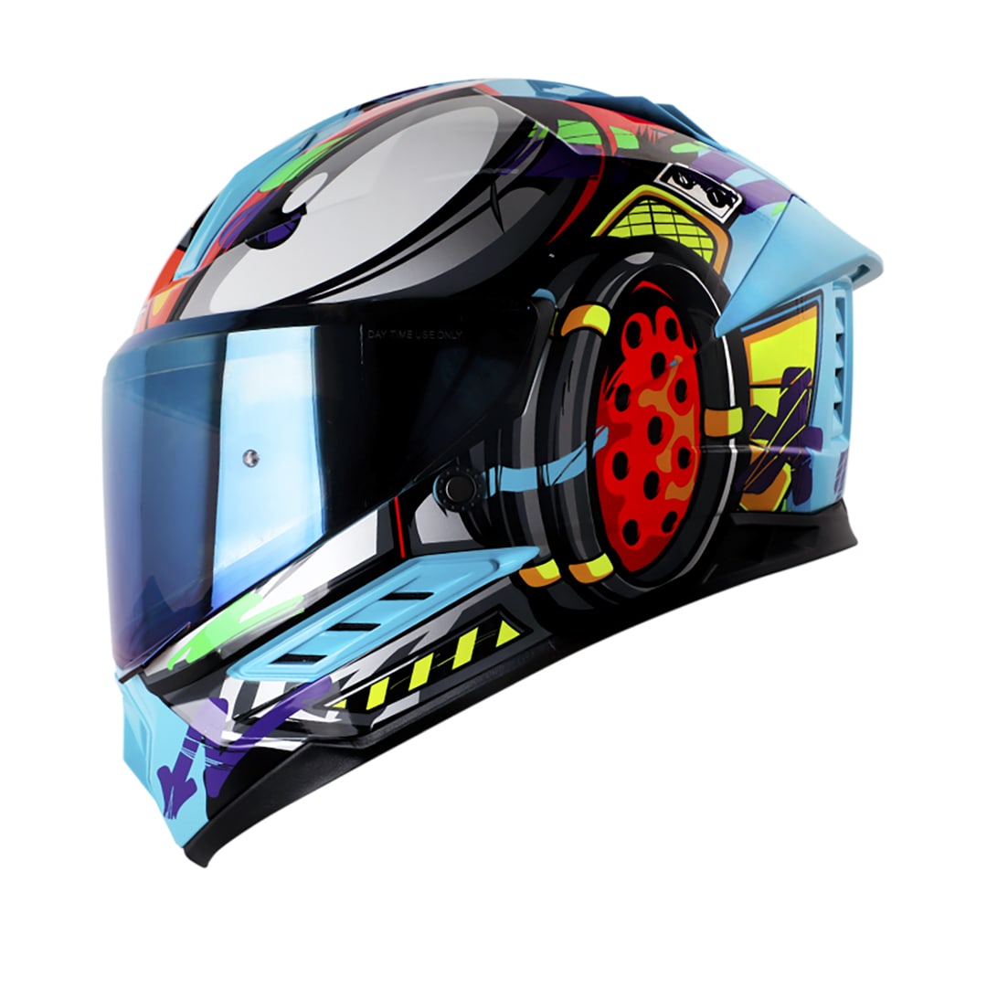 Casco moto shaft 595 stroke az.cl integral (SV)