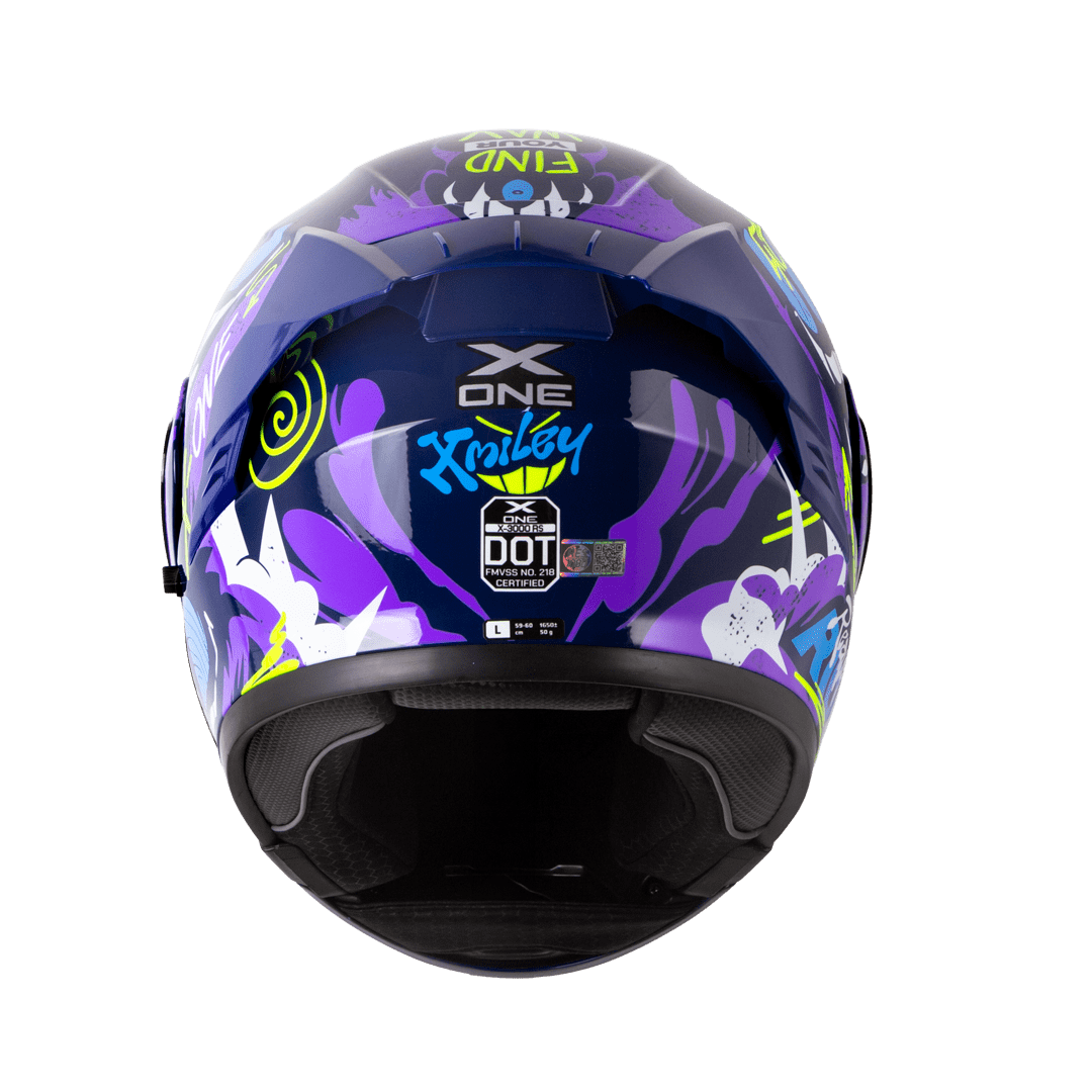 Casco moto xone 3000rs xmiley az.os az abatible sun visor
