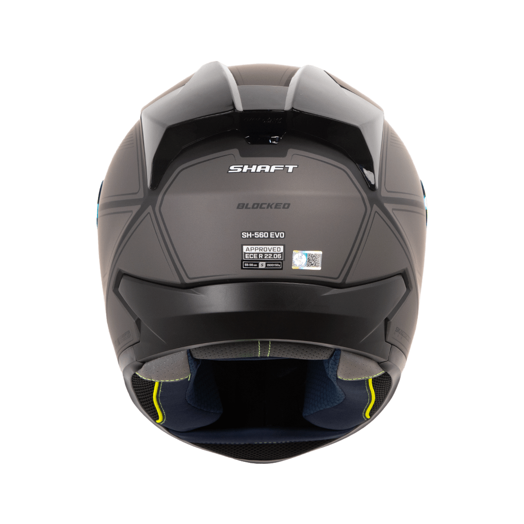 Casco moto shaft 560 evo solid blocked ng gr.os integral