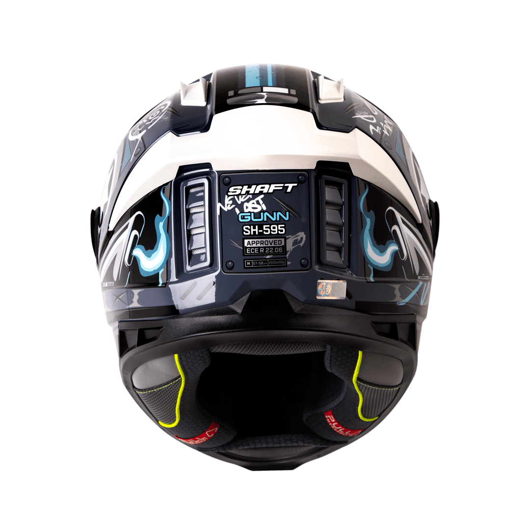 Casco moto shaft 595 gunn gr.os az integral (SV)