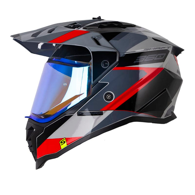 Casco moto shaft mx-360 misho gr.b az multipropósito