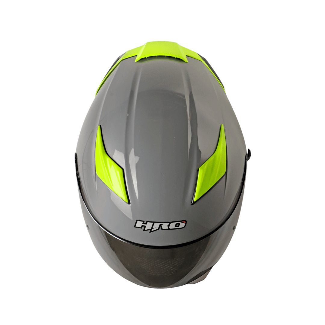 Casco moto hro 514dv solid gr am.n integral
