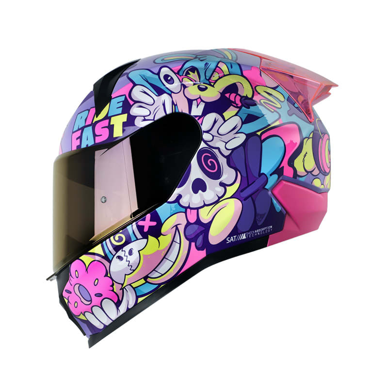 Casco moto shaft 560 evo melo mr.cl fc integral