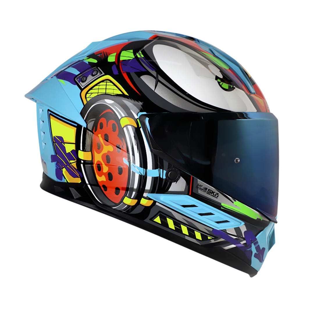 Casco moto shaft 595 stroke az.cl integral (SV)