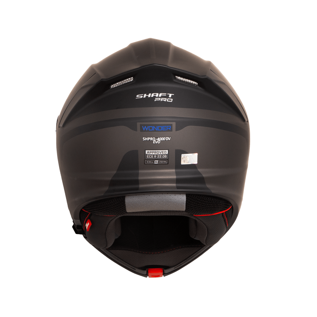 Casco moto shaft pro 4000dv wonder ng gr.os abatible sun visor