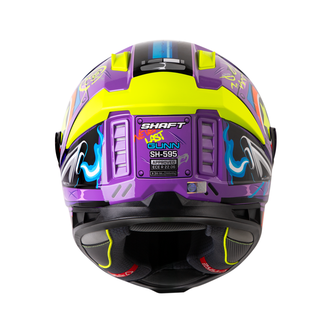 Casco moto shaft 595 gunn mr az integral (SV)