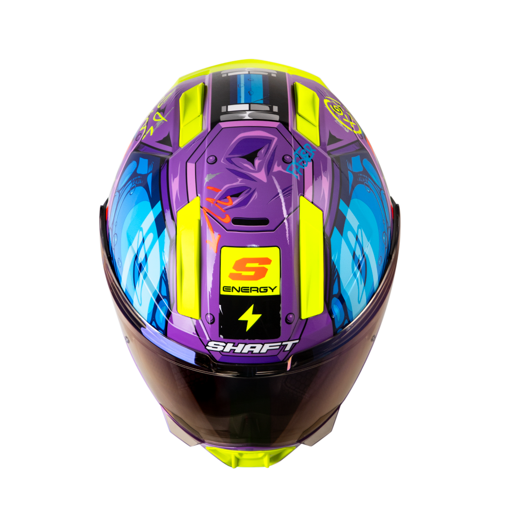Casco moto shaft 595 gunn mr az integral (SV)