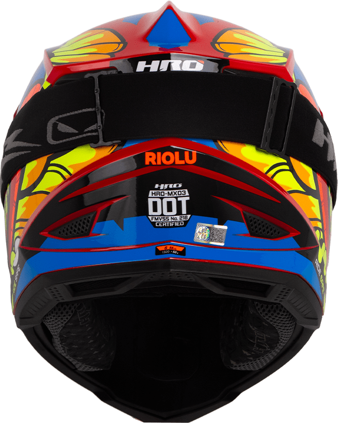 Casco moto hro MX03 riolu rj nj.n enduro motocross offroad