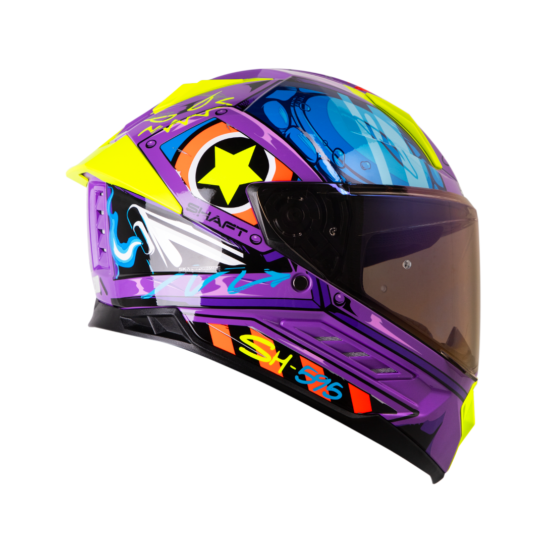 Casco moto shaft 595 gunn mr az integral (SV)