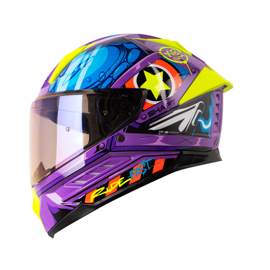 Casco moto shaft 595 gunn mr az integral (SV)