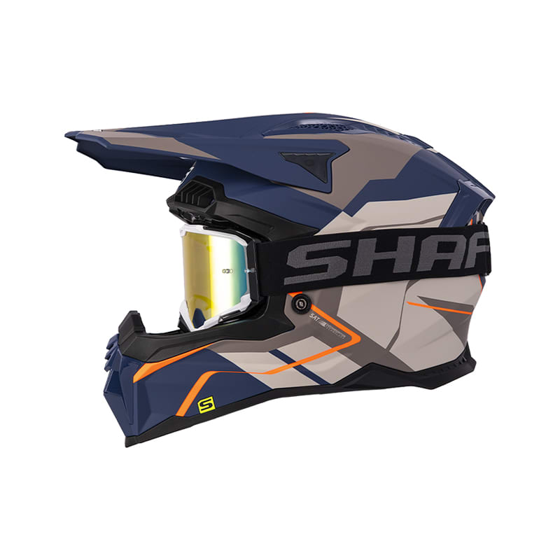 Casco moto shaft mx-60 joukar az.m nj.n enduro motocross antiparras de regalo