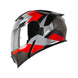 Casco Moto Hro 3440dv filo gr.os rj Abatible Sun Visor Certificación Dot