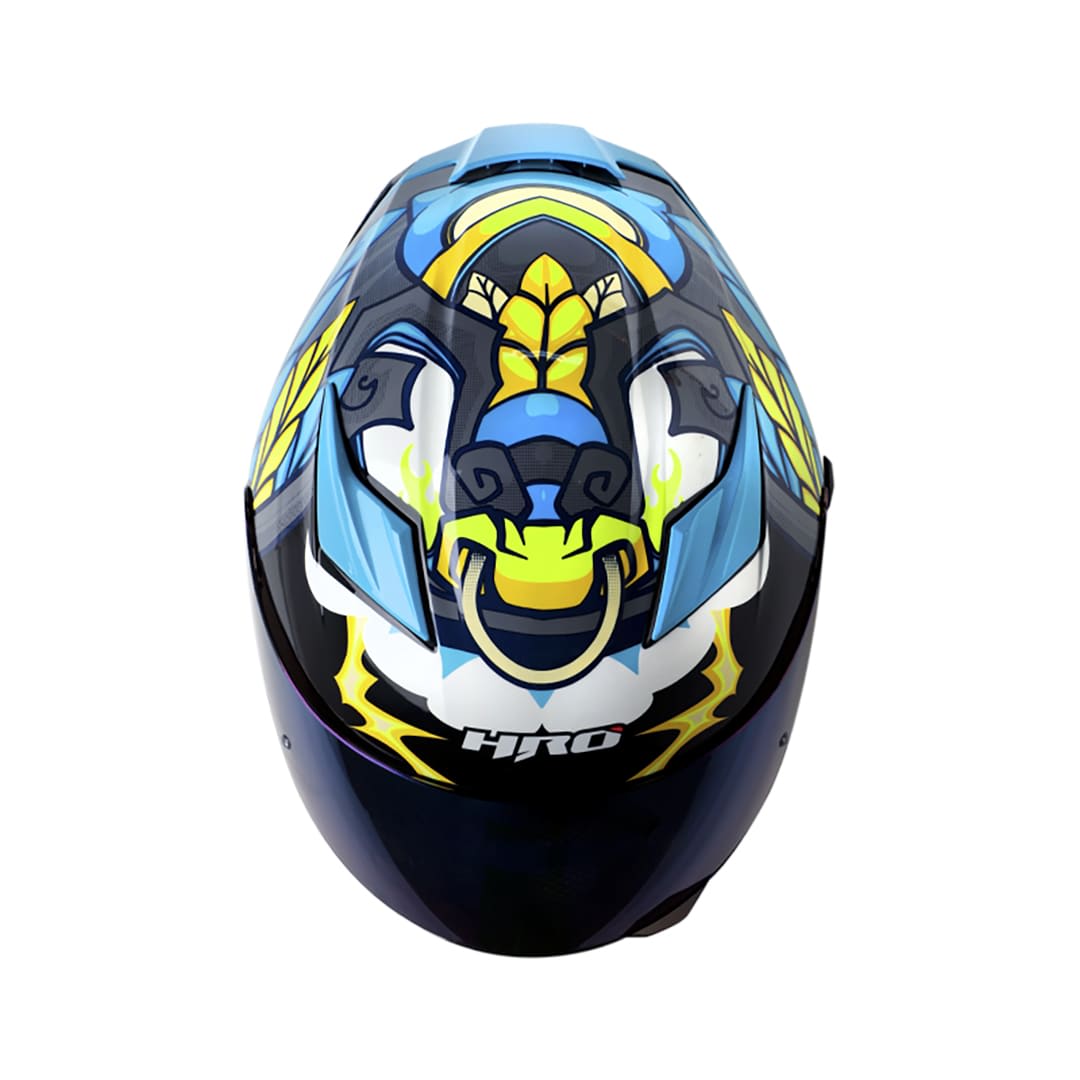Casco moto hro 514dv hawardian gr am.n integral