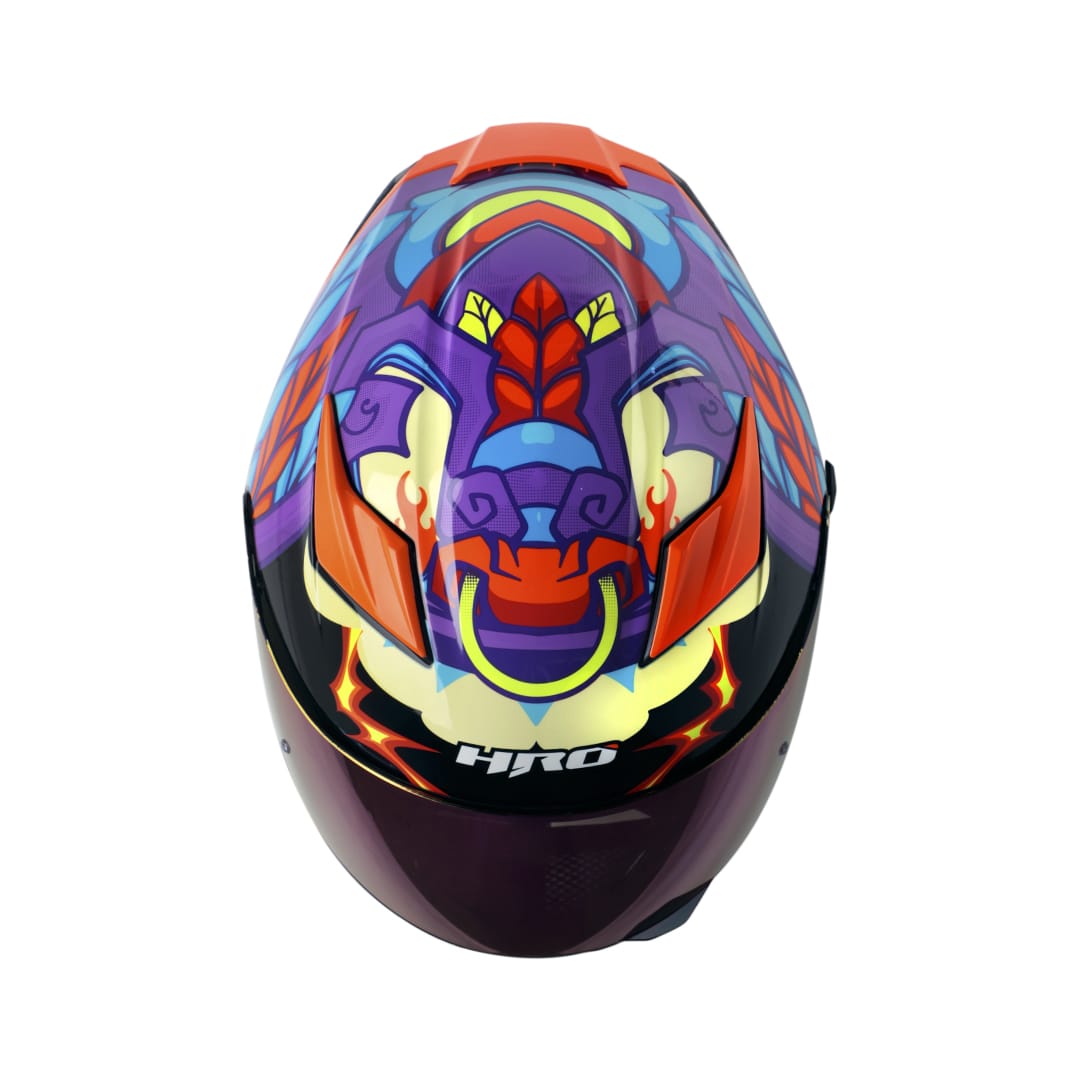Casco moto hro 514dv hawardian mr nj.n integral