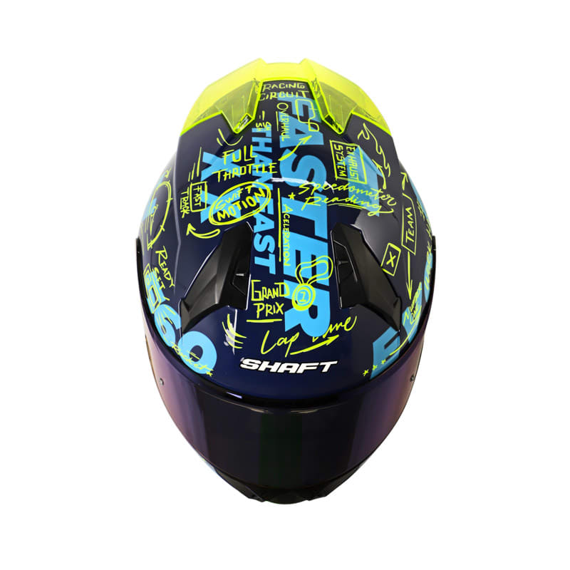 Casco moto shaft 560 evo notes az.os am.n integral