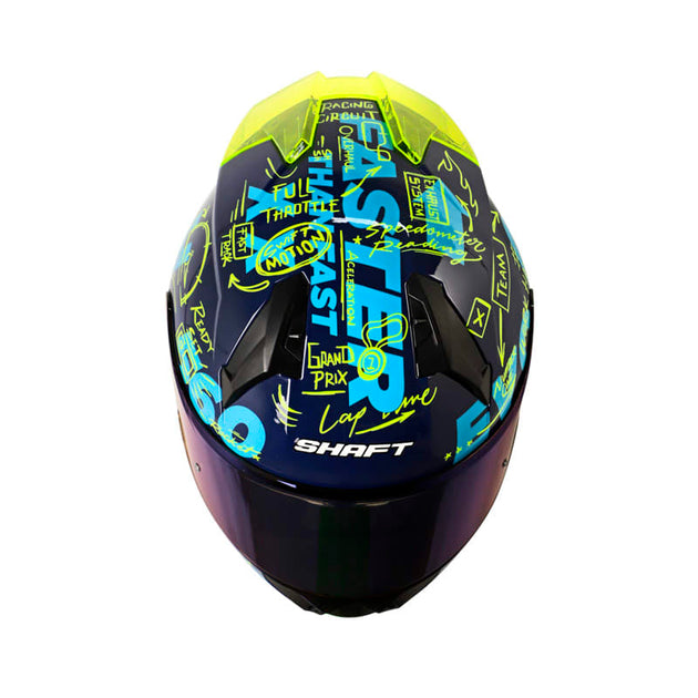 Casco moto shaft 560 evo notes az.os am.n integral