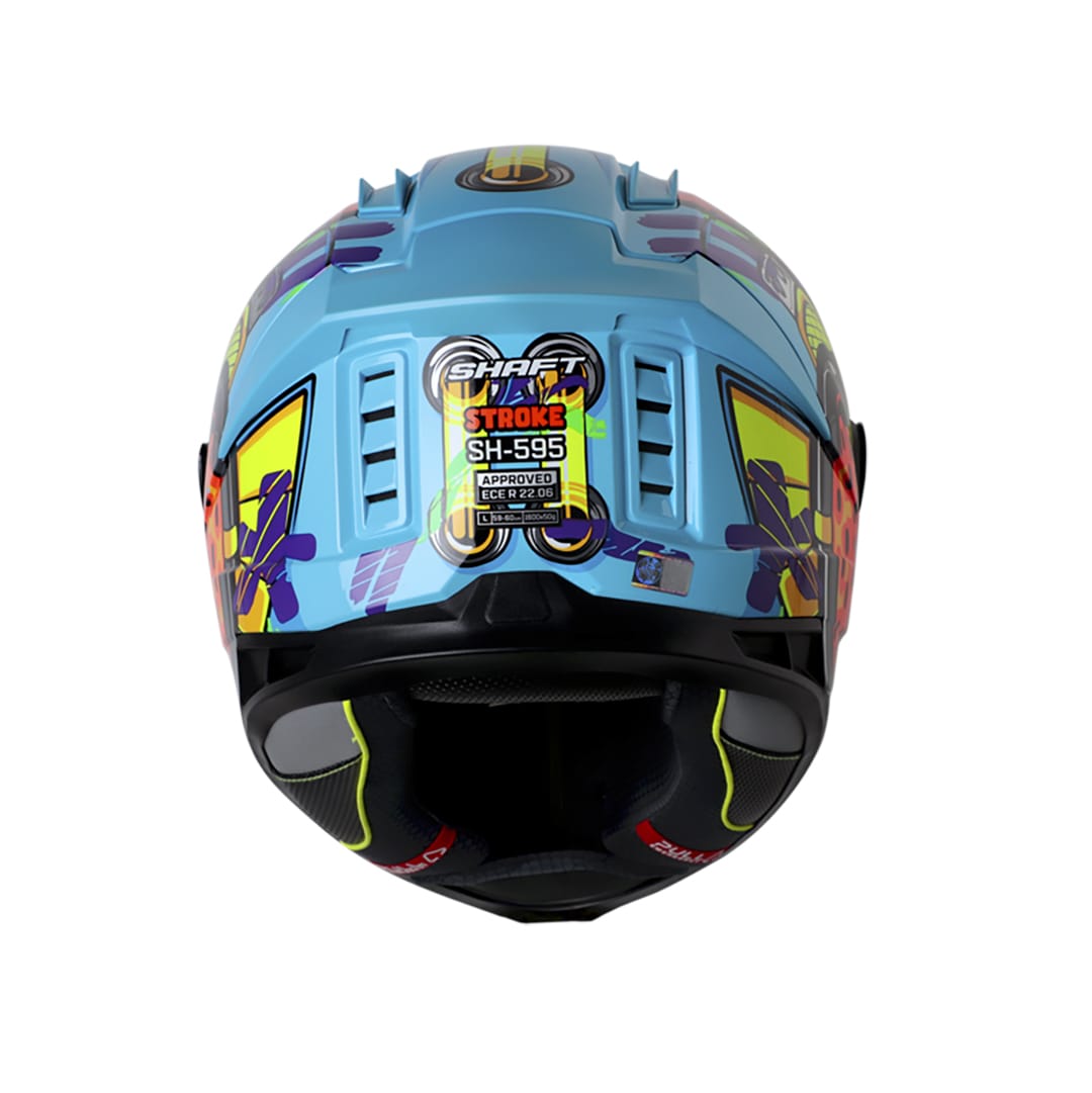 Casco moto shaft 595 stroke az.cl integral (SV)