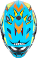 Casco moto hro MX03 riolu az enduro motocross offroad