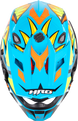 Casco moto hro MX03 riolu az enduro motocross offroad