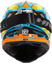 Casco moto hro MX03 riolu az enduro motocross offroad