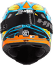 Casco moto hro MX03 riolu az enduro motocross offroad