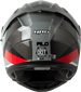 Casco Moto Hro 3440dv filo gr.os rj Abatible Sun Visor Certificación Dot