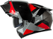 Casco Moto Hro 3440dv filo gr.os rj Abatible Sun Visor Certificación Dot