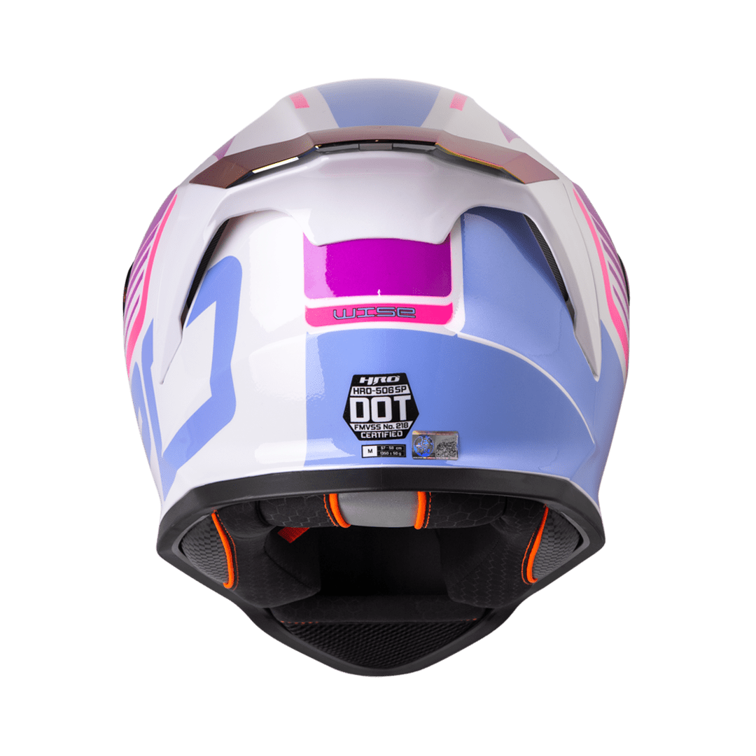 Casco moto hro 506 wise bl.pr mr integral norma DOT