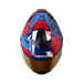 Casco moto hro 506 black cat az integral norma DOT