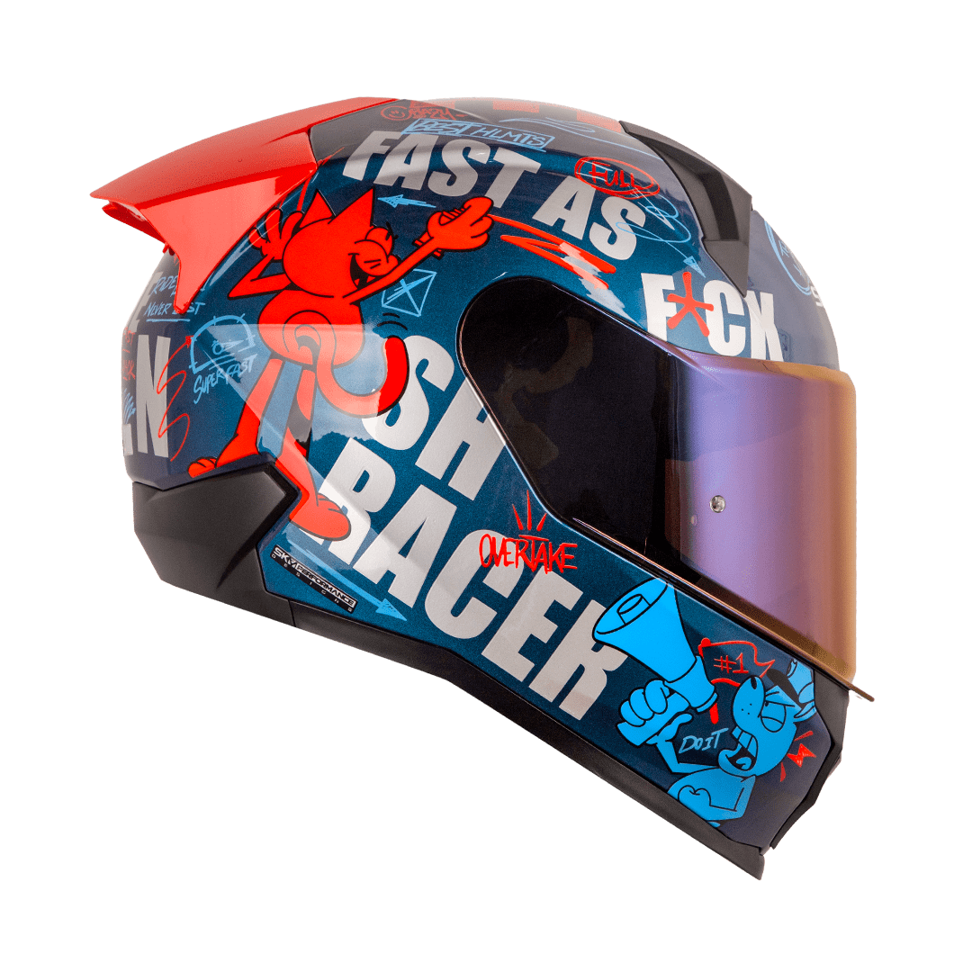 Casco moto shaft 560 evo anarchy camaleon rj
