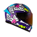 Casco moto shaft 595 glowing bones mr integral (SV)