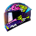 Casco moto shaft 595 glowing bones mr integral (SV)