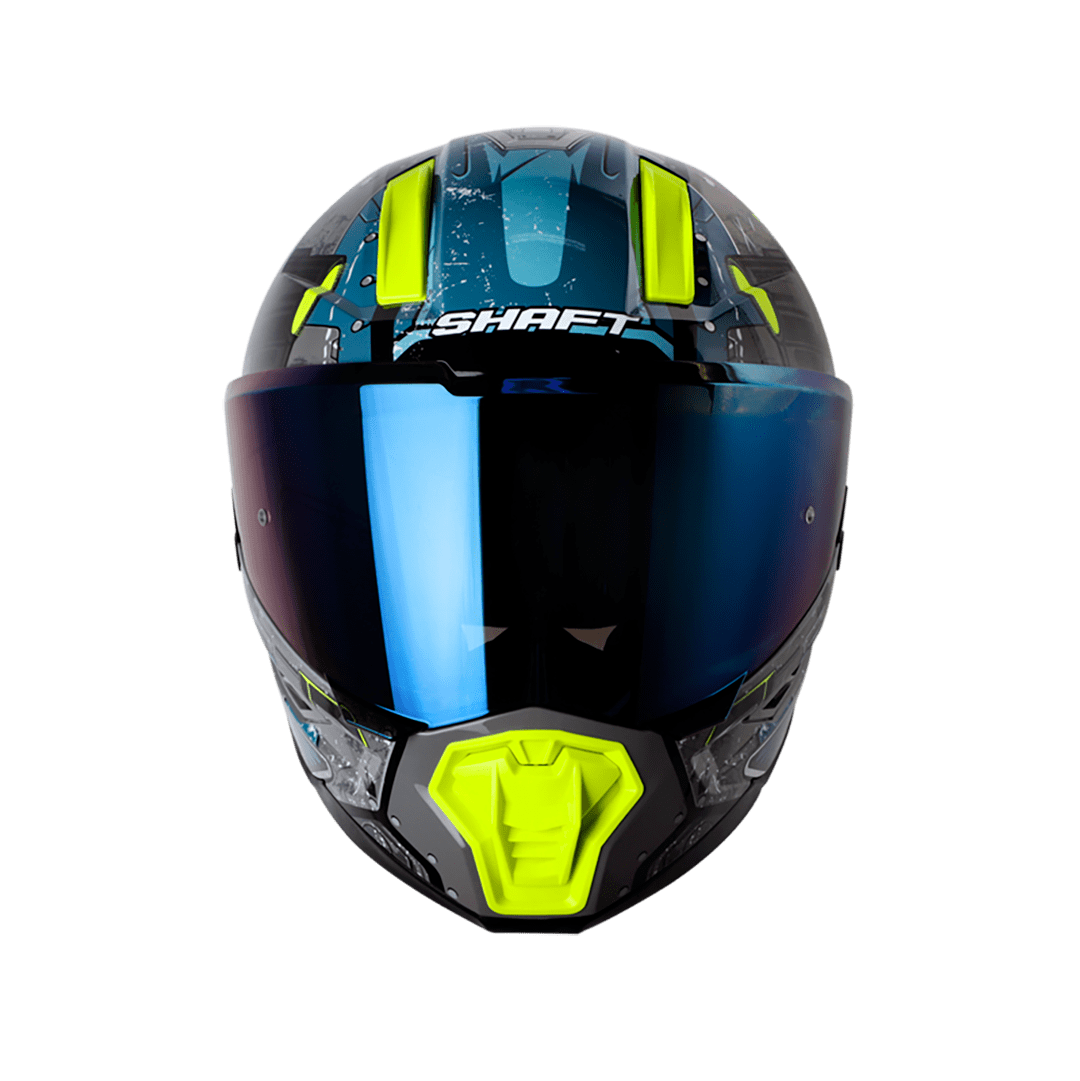 Casco moto shaft 595 omega gr az integral (SV)