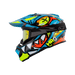 Casco moto hro MX03 riolu az enduro motocross offroad