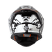 Casco moto hro 506 black cat ng bl integral norma DOT