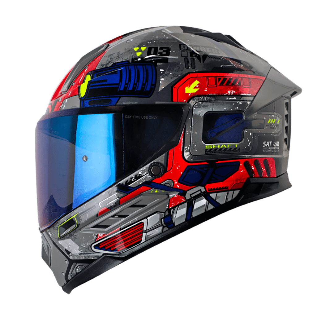 Casco moto shaft 595 omega gr rj integral (SV)