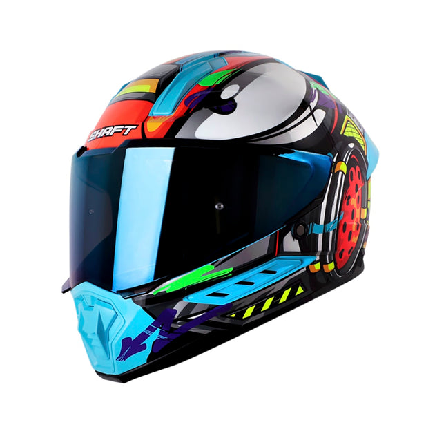 Casco moto shaft 595 stroke az.cl integral (SV)