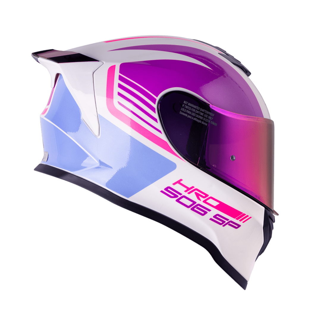 Casco moto hro 506 wise bl.pr mr integral norma DOT