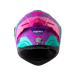 Casco moto hro 3480dv terral mr turq abatible con sun visor dot