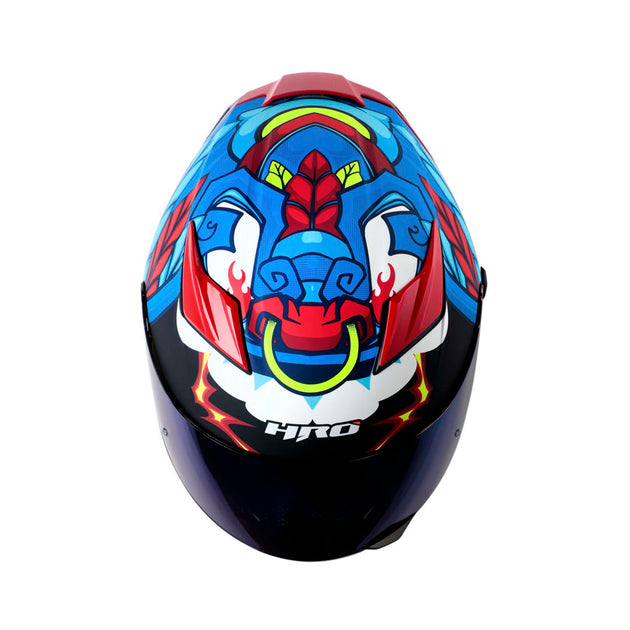 Casco moto hro 514dv hawardian az rj integral