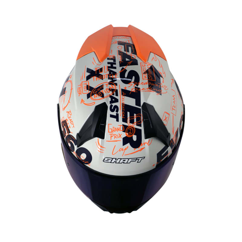 Casco moto shaft 560 evo notes gr.cl nj.n integral