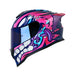 Casco moto hro 506 mask az.os fc integral norma dot
