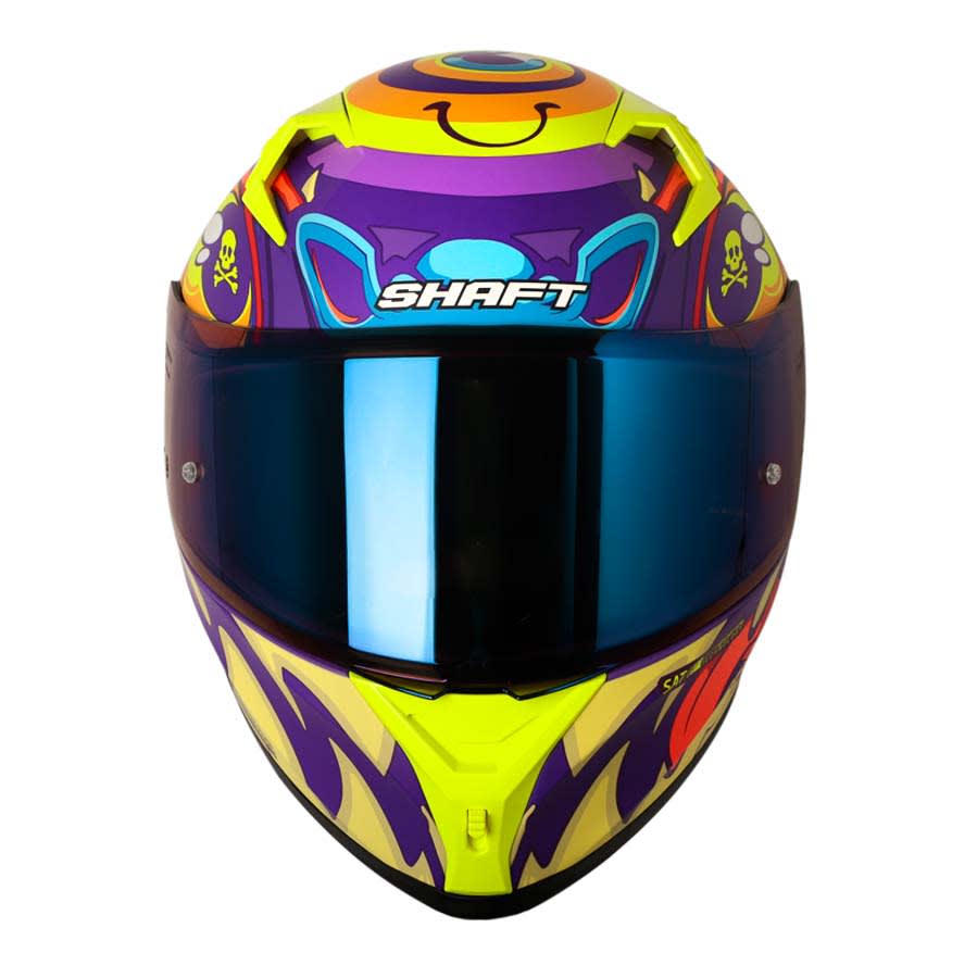 CASCO MOTO SHAFT 526SP EVO OJIBROU MORADO INTEGRAL