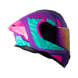 Casco moto hro 3480dv terral mr turq abatible con sun visor dot