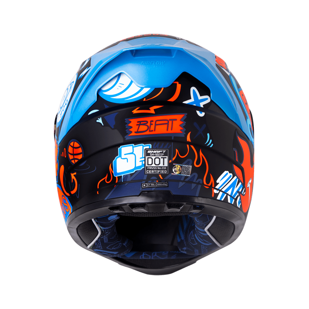 casco moto shaft 502sp beat ng nj.n integral normal dot acreditado (V/SV)