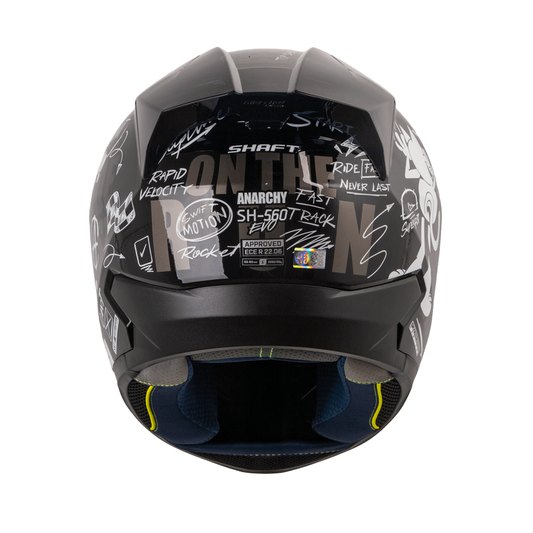 Casco moto shaft 560 evo anarchy ng bl