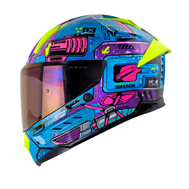 Casco moto shaft 595 omega az integral (SV)